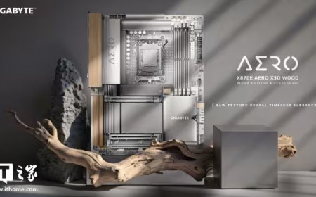 技嘉推出 X870E AERO X3D WOOD 主板：实木装饰，自带双 5Gb 网口