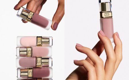 根本是「專櫃最美指甲油」！磨砂小方瓶搭配5種裸粉色仙爆