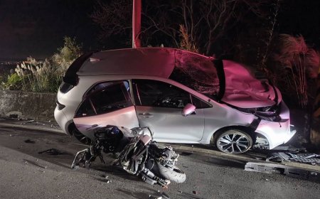 喪屍「混毒」深夜驚現淡水山區　逆撞2機車害3傷「1人斷腿」