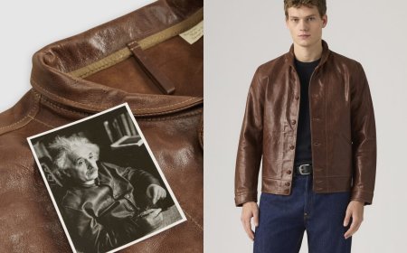 愛因斯坦的皮夾克重現！Levi’s復刻天才同款Menlo Cossack 　設計細節一次看
