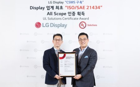 LG Display 在汽车显示业界率先取得 ISO-SAE 21434:2021 网络安全认证