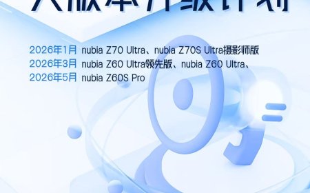 努比亚星云 AIOS 2 大版本升级计划发布，2026 年 1 月起向 Z70 Ultra 等机型推送
