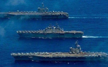 东亚大混战！中美六艘航母激烈对抗，辽宁舰径直向东逼近本州岛