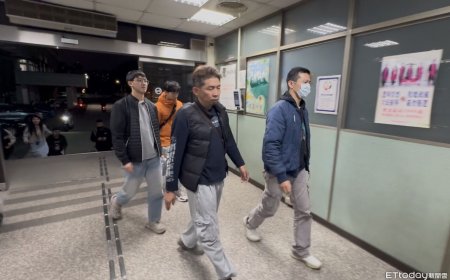 快訊／新北市刑大爆洩密　巡佐、偵查員晚間移送地檢署畫面曝