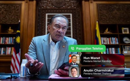 缓和紧张局势 安华联系泰柬首相