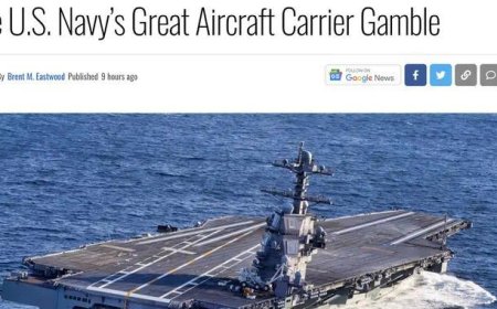 纽约时报：福特级航母不适合与中国作战，只能吓唬一下委内瑞拉？