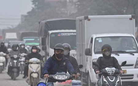 燃油摩托车遍地，河内的冬天成“窒息的季节”