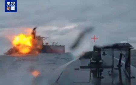 乌克兰在黑海海域击沉一艘俄“影子舰队”油轮