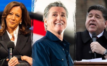 2028 looms large: Harris, Newsom, Pritzker converge at high-stakes Democratic Party summit