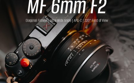 七工匠预热 MF 6mm f/2 半画幅手动对焦镜头：品牌最广焦距，220° 鱼眼视角