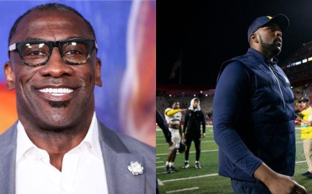 Fans Remind Shannon Sharpe That Sherrone Moore Is Not A 'Victim' After Controversial Comments