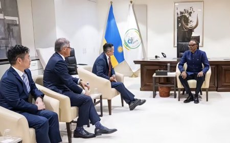 马云现身非洲与卢旺达总统会谈