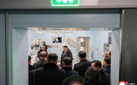 朝鲜第二家地方医院竣工 金正恩表示满意