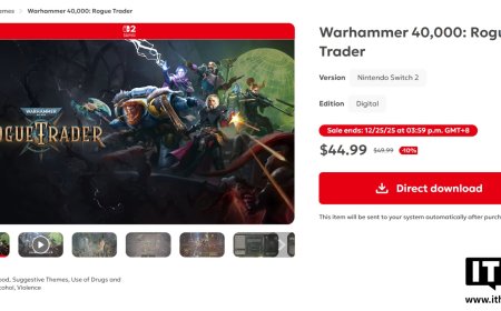 《战锤 40K：行商浪人》游戏正式登陆 Switch 2 平台，支持 6 人模式