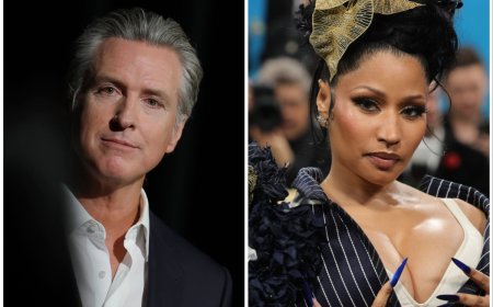 Nicki Minaj Says It’s ‘Impossible’ For Gavin Newsom to Become President in 2028: ‘He Thinks He’s Tom Cruise’