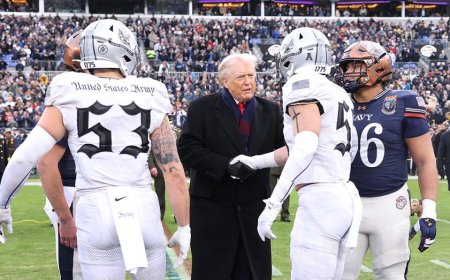 Navy tops Army with late touchdown; Trump's attendance in Baltimore sparks protests