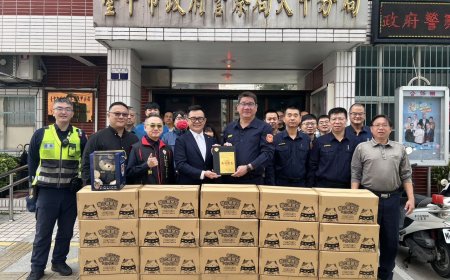 冷氣團來襲！熱心企業贊助暖暖包　大甲警：揪甘心