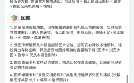 华为 Mate 60/Pura 80 推送鸿蒙 HarmonyOS 6.0.0.120 SP6 版本更新：新增智感握姿、与 iOS 设备互传等