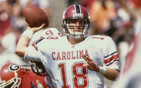 South Carolina legend Steve Taneyhill, known for iconic 'home run' touchdown celebration, dead at 52