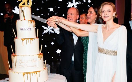 摩納哥王妃仙女造型迷人　與台灣珠寶設計師Anna Hu同桌慶聖誕