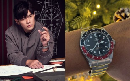周杰倫的聖誕錶有「世界時光機」字樣　三方聯名帝舵表搶頭香