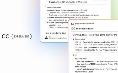 Google推出AI助手 CC：用个性化晨间简报改变忙着刷手机的早晨