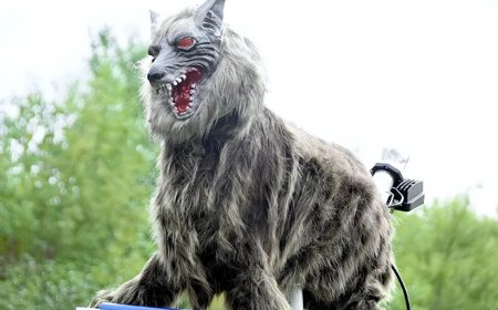 日本多地用“机器狼”驱赶熊 眼睛闪着红光，随机发出90分贝噪音