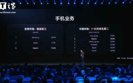 卢伟冰：小米手机连续 21 个季度全球前三，预计今年高端手机销量 1500 万台