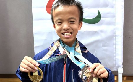 三色獎牌一次集滿！林家翔亞帕青大豐收、獲部長李洋親打氣