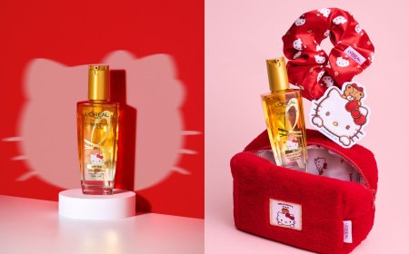 HELLO KITTY萌翻美妝界！媚比琳彩妝、巴黎萊雅抗躁小金瓶換新衣