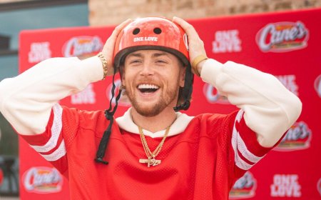 Bailey Zimmerman Brings Christmas Chaos To Raising Cane's In The Best Way