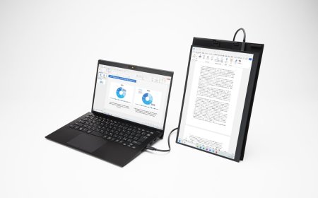 VAIO 升级 Vision+ 14 便携显示器护盖支架：减重超 1/4，支持立式模式