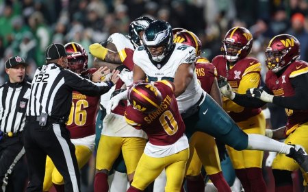 Multiple players ejected after brawl breaks out during Eagles-Commanders game
