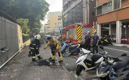 高雄男當街吵架突放火燒！機車藏砍柴刀　引發恐慌遭送辦