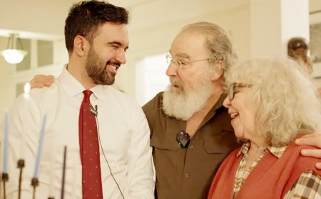 Zohran Mamdani celebrates Hanukkah in video with Jewish actor Mandy Patinkin