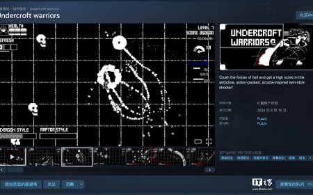 Steam 喜加一：原价 15 元射击游戏《Undercroft warriors》免费领