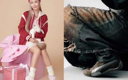 Rina同框愛貓上腳FILA緞帶老爹鞋　PUMA巧克力棕賽車鞋時髦破表