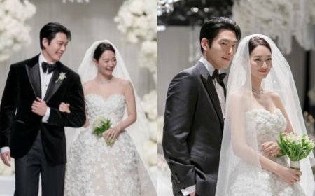 申敏兒婚紗細節曝光！選名人愛牌Elie Saab甜嫁金宇彬　夢幻心型領超美