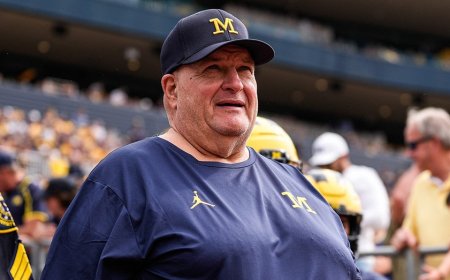 Biff Poggi embraces interim role, says return to sideline 'sparked' desire for Michigan’s top coaching job