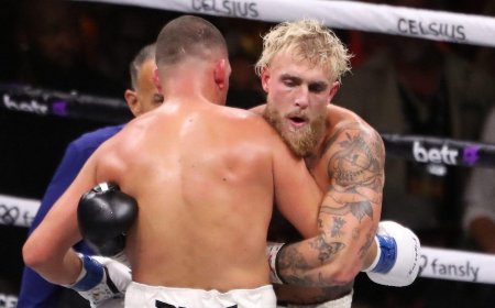 Jake Paul Blames Lack Of Prep For Knockout Loss To Anthony Joshua: ‘I Wish I Had More Than Three Weeks’