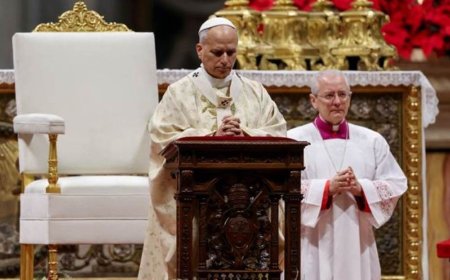 教宗利奥十四世在首次圣诞布道中哀叹加沙巴勒斯坦人民的苦难