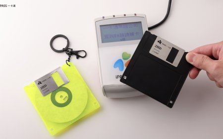 梦回 90 年代：台湾地区推出 3.5 英寸软盘造型 iPass 异形交通卡