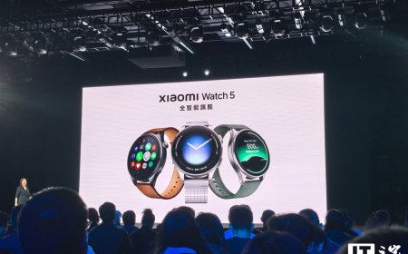 1999 元起小米手表 5 发布：双芯双系统、ECG 心电 + 首发 EMG 肌电信号传感器、提供 eSIM