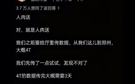 2026年了 传超大文件最快的方式依然是用人送