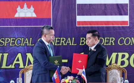 泰国和柬埔寨同意停火，结束持续数周的致命冲突