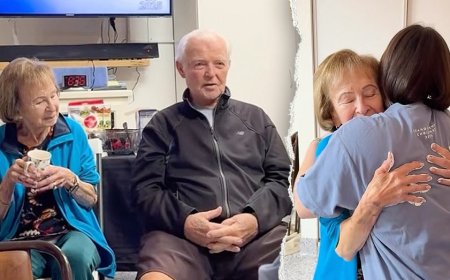 California family revives beloved Christmas tradition with surprise sleepover visit