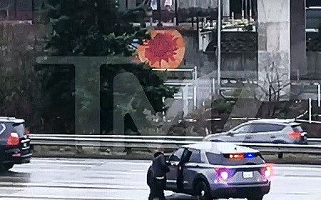 WATCH: Video shows suspect push trooper to ground before stealing patrol cruiser on Christmas Day