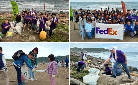 聯邦快遞首度攜手RE-THINK推動海洋保育行動　守護台灣海岸線