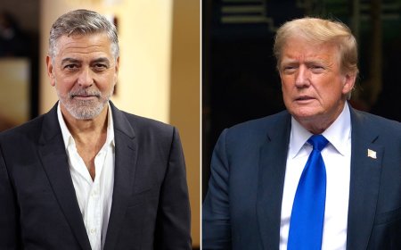 George Clooney takes aim at Trump, says he was 'a big goofball’ before politics