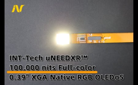 刷新峰值亮度纪录：创王光电发布 10 万尼特 Micro OLED 微显示器